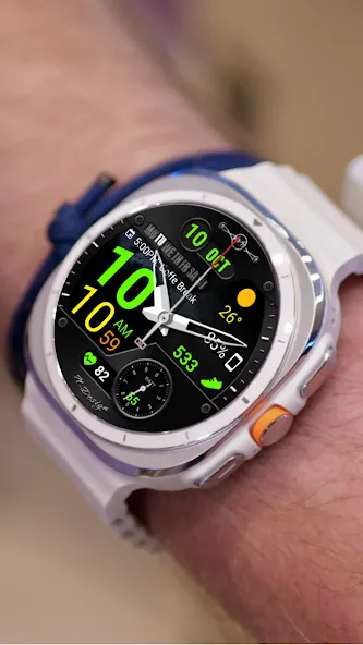 WearOS Hybird WatchFace NTV567 screenshot 14