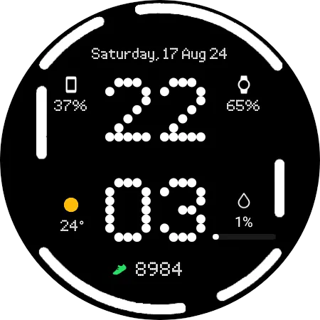 GRBL Nothing 2 Glyph Watchface screenshot 3