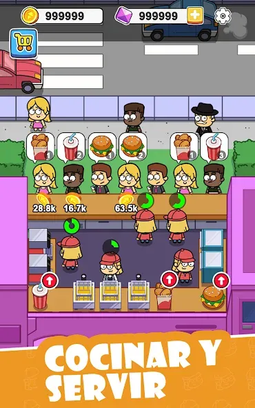Idle Food Bar: cocina screenshot 9
