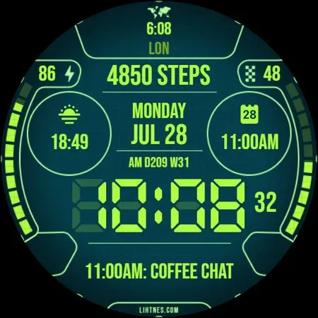 Digital Watch Face 055 screenshot 8