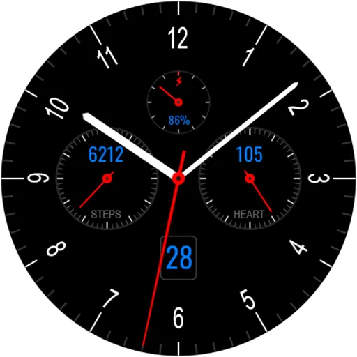 Analog MINUM Watch face screenshot 19