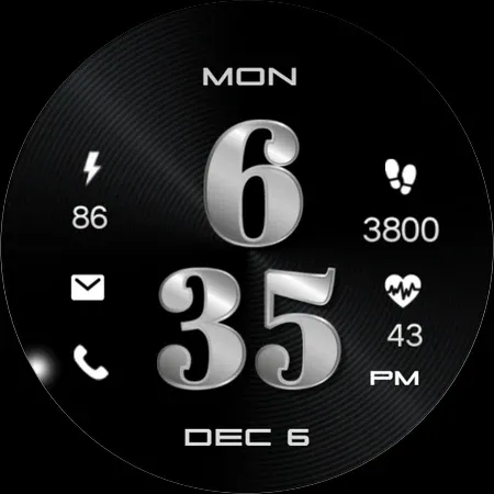 Digital Basic 3b Wear OS 4+ screenshot 14
