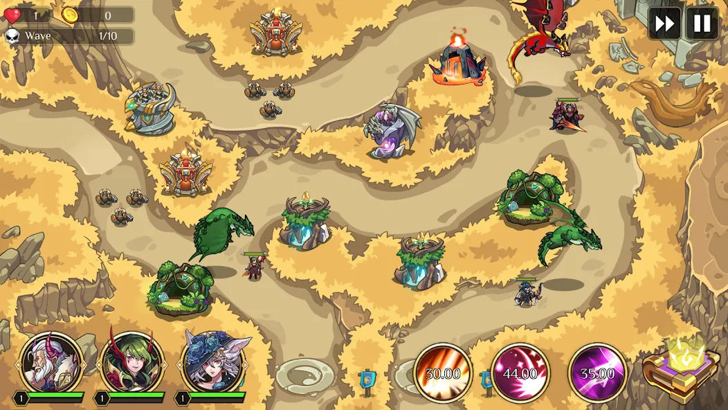 Kingdom War: 타워 디펜스 TD screenshot 5