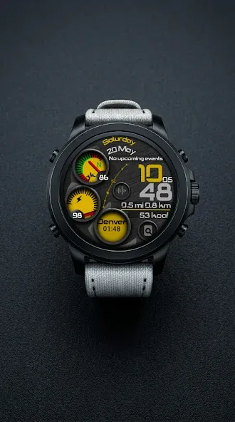 Digital Watch Face CRC039 screenshot 1