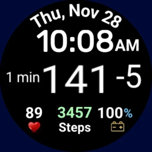 DMM3 Diabetic Watch Face XXL screenshot 7
