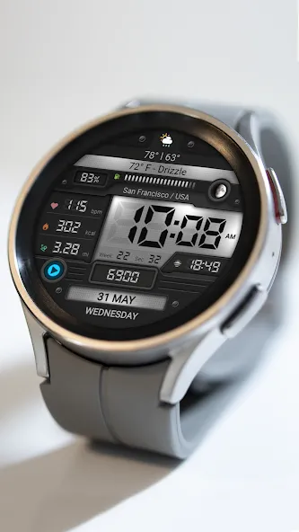 WFP 053 Military watch face screenshot 4