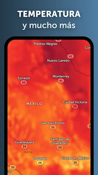 Zoom Earth - Mapa del tiempo screenshot 5
