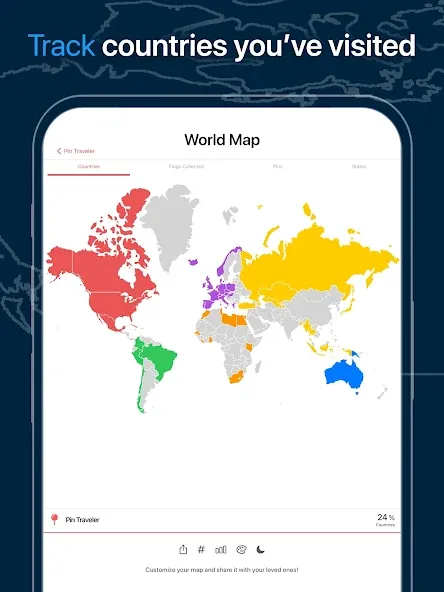 Pin Traveler: Travel Tracker screenshot 10