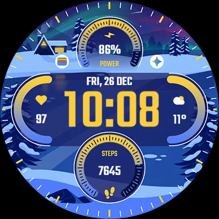 TVV Winter 2 Watch Face screenshot 10
