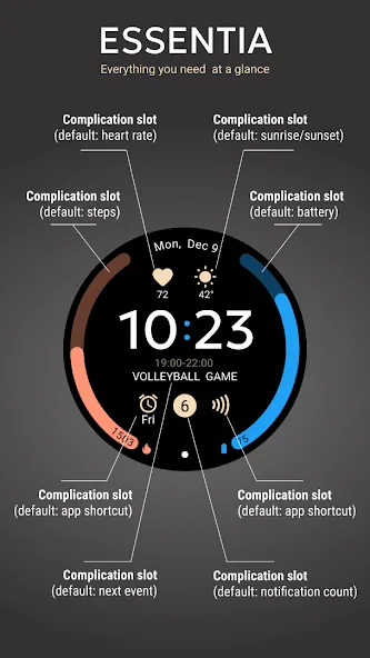 Essentia Watchface screenshot 2