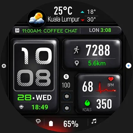 ML2U 382 Tactix Watch Face screenshot 27