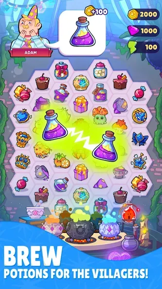 Potion Merge: Tower Mystery screenshot 2