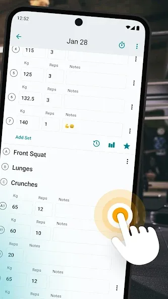 RepCount Gym Workout Tracker screenshot 2