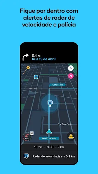 Waze – GPS e Trânsito ao vivo screenshot 3