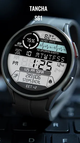Tancha S61 Retro Watch Face screenshot 3
