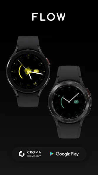 Flow watch face for Wear OS screenshot 2