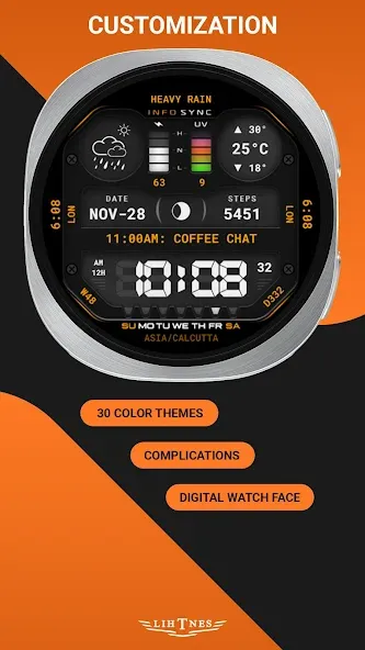 InfoSync Watch Face 134 screenshot 2