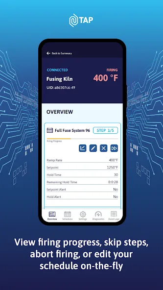 TAP Kiln Control Mobile screenshot 6