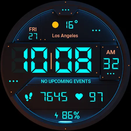 TVV Digital Watch Face screenshot 7