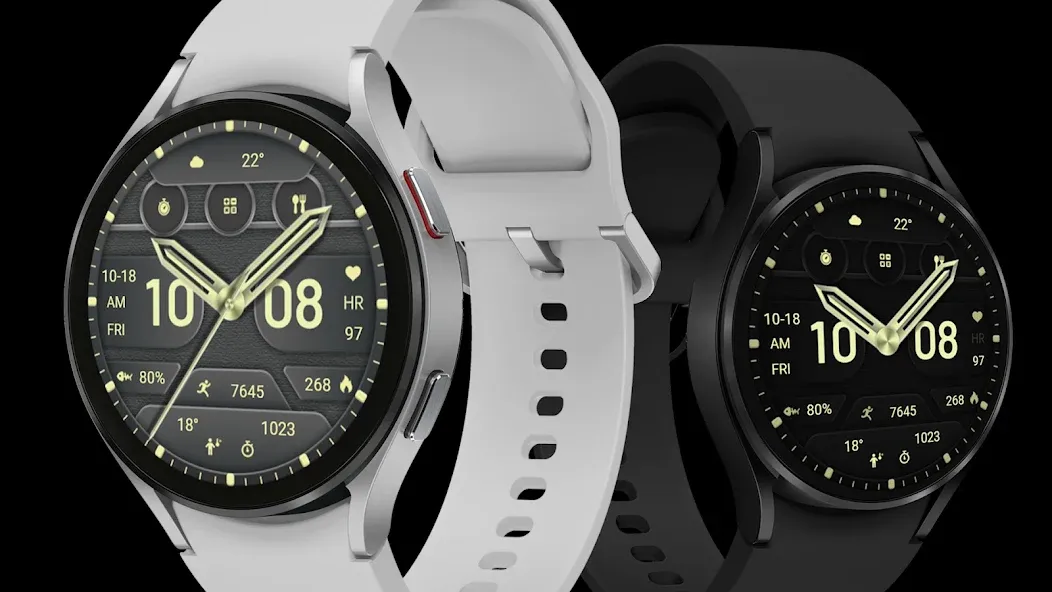 ZKin Watch Face Texture Yellow screenshot 1