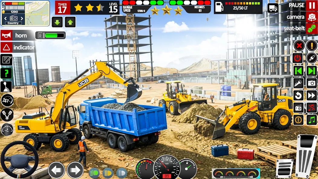 Road Construction 3D JCB Game screenshot 4