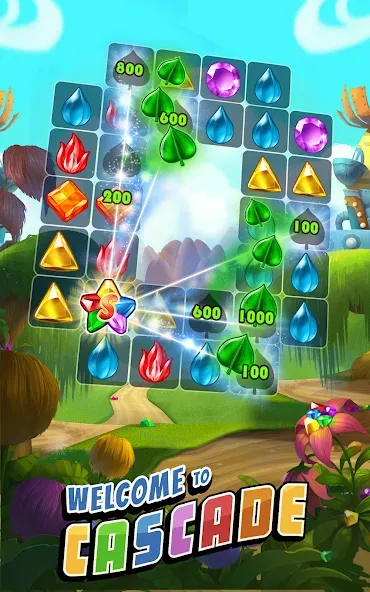 Cascade: Gem & Jewel Adventure screenshot 1