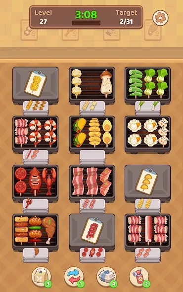 Food Skewer - Sort & Grill screenshot 21