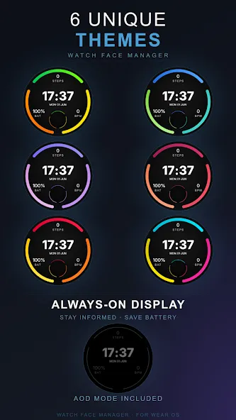 Vital Trio Watch Face screenshot 3