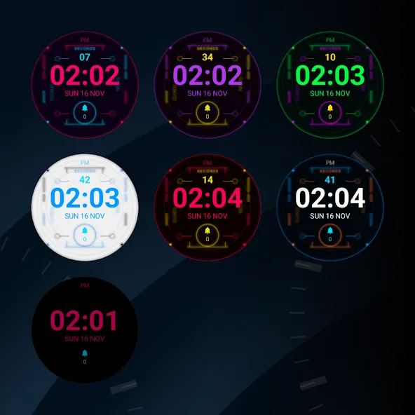 Neon Tokyo Watch Face screenshot 3