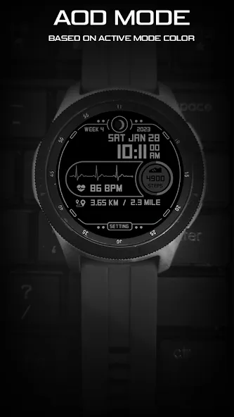Step Up 3 - Digital Watchface screenshot 6