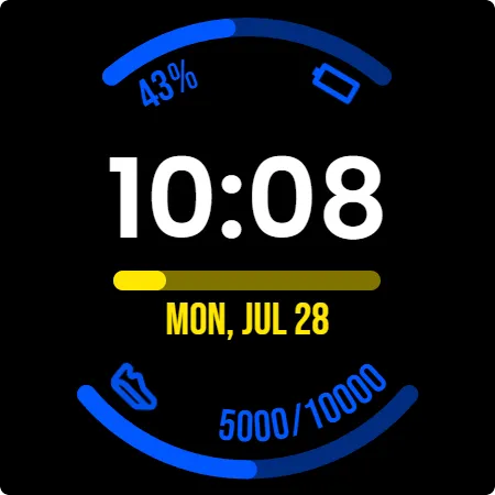 Simple Indicators Watch Face screenshot 5