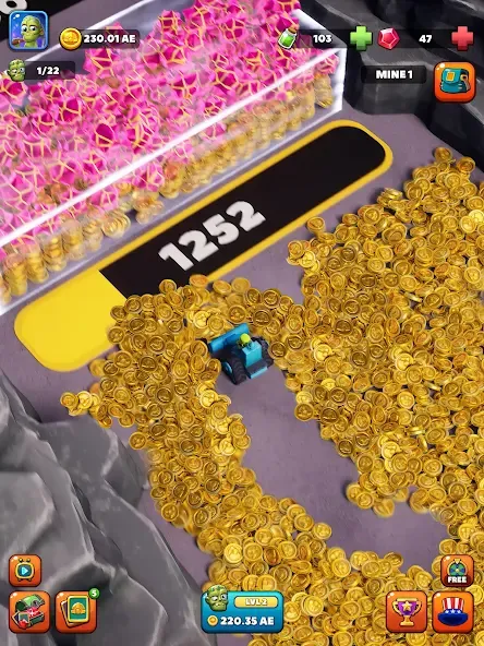 Idle Zombie Miner: Gold Tycoon screenshot 5