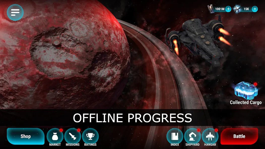 Stellar Wind Idle: Space RPG screenshot 8