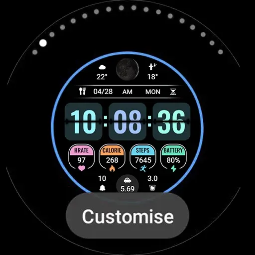 Page Flipping Data ZKin Watch screenshot 38