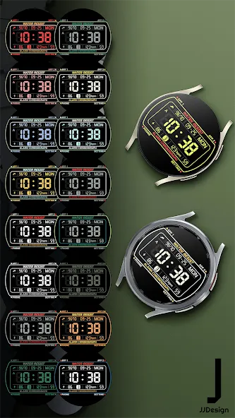JJ-Digital030 Watch Face screenshot 28