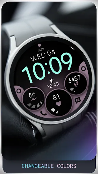 Sapphire Digital Watch Face screenshot 4