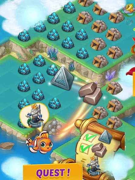 Merge Mermaids-magic puzzles screenshot 12