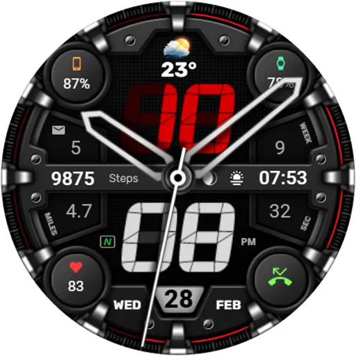 WFP 328 Hybrid watch face screenshot 47
