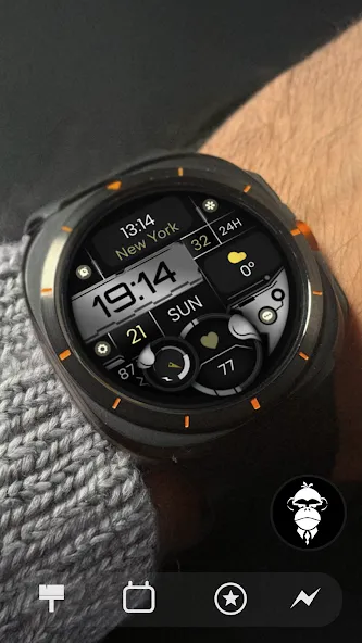 Dream 137 Digital Watch Face screenshot 2