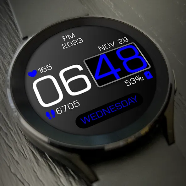 Key109 Digital Sport WatchFace screenshot 2