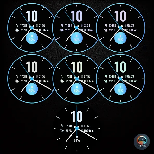 Neon Pulse Watch Face screenshot 3