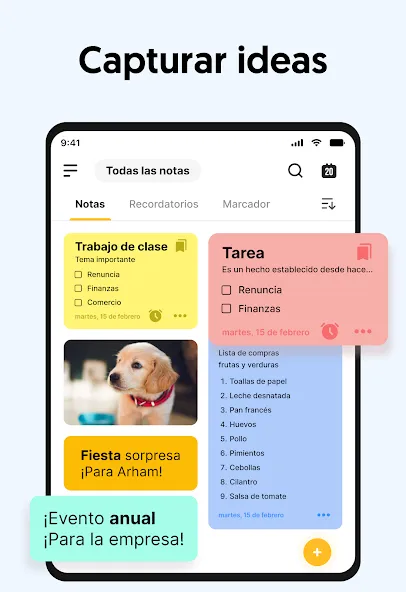 Notas: Bloc de notas, Notebook screenshot 9