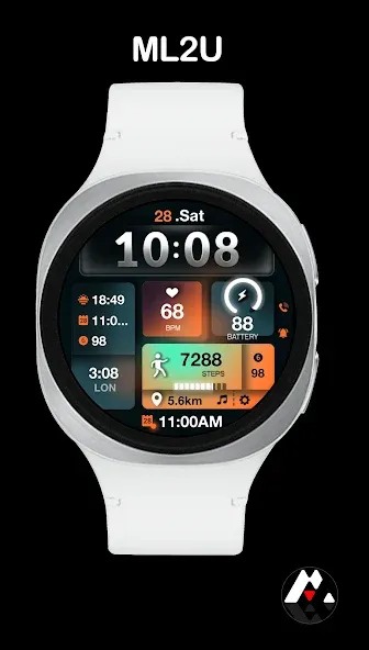 ML2U 241b Hybrid Watch Face screenshot 8