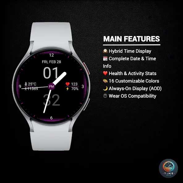 Hybrid Vision Watch Face screenshot 2