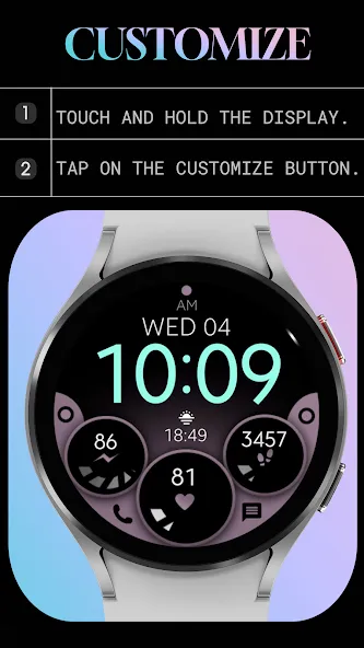 Sapphire Digital Watch Face screenshot 7