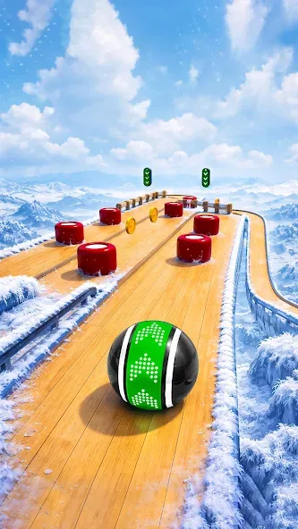 Sky Rolling Ball 3D screenshot 2