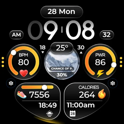 Weather Watch Face - OMG 371 screenshot 30