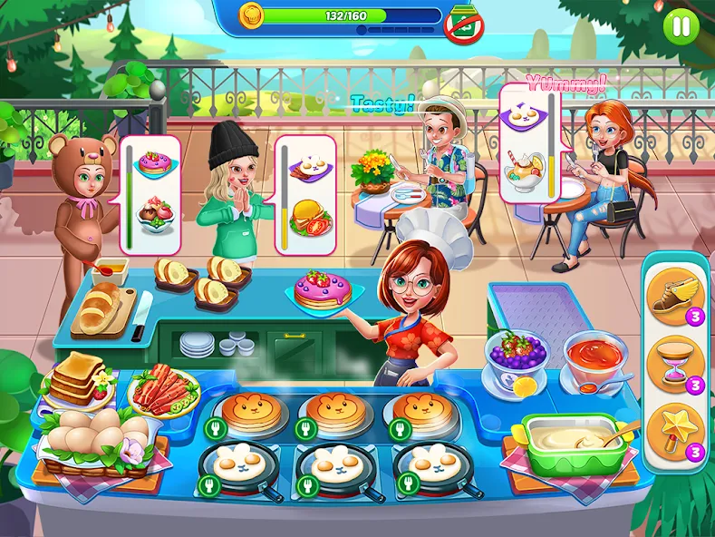美食日记 - 疯狂烹饪游戏与餐厅游戏 screenshot 8
