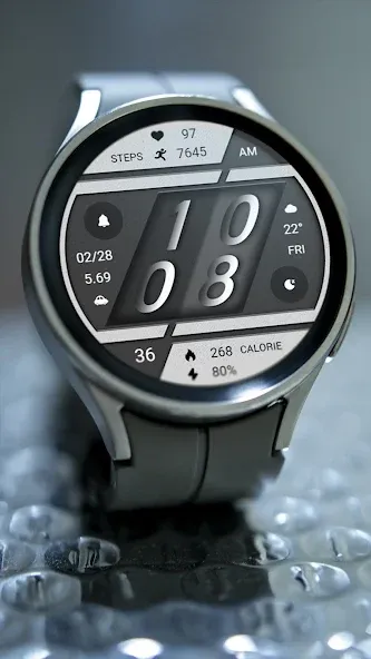 Diagonal Grey ZKin Watch screenshot 4