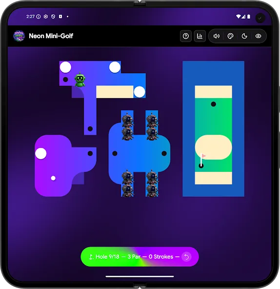 Neon Mini Golf Offline No Wifi screenshot 24